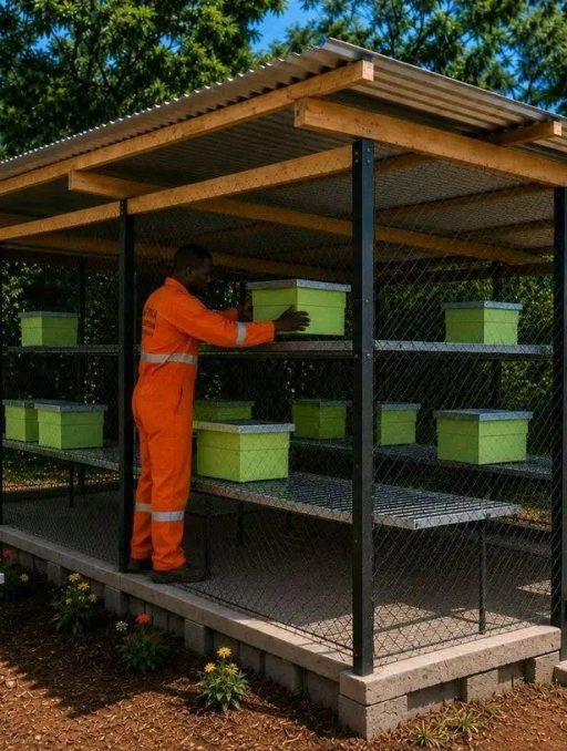 Modern Bee hive